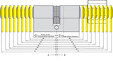 Basi cilinders - 10 stuks VS