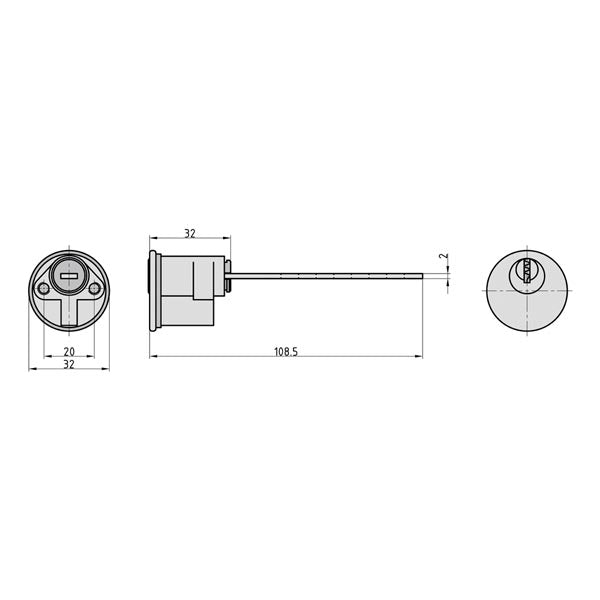 Staartcilinder V50